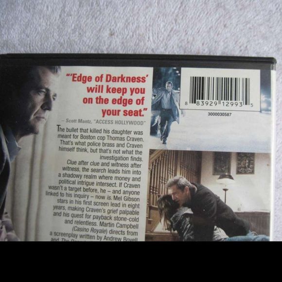 Edge of Darkness Mel Gibson Rental DVD Movie Bundle for $3 Political Intrigue - Picture 3 of 6